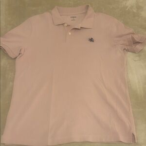 Express Men's Light Pink Polo Shirt